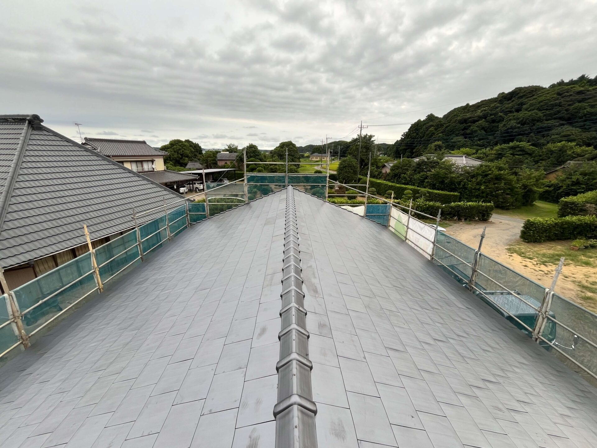 茨城県行方市新築屋根工事